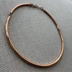 J. CREW Rose Gold Hinge Choker Necklace